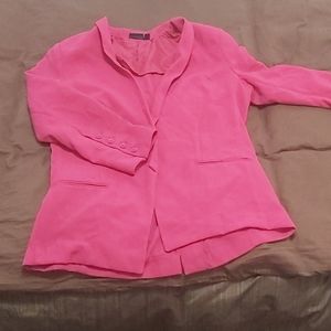 Pink blazer